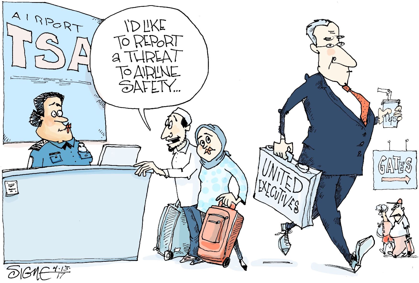 Signe Wilkinson cartoon